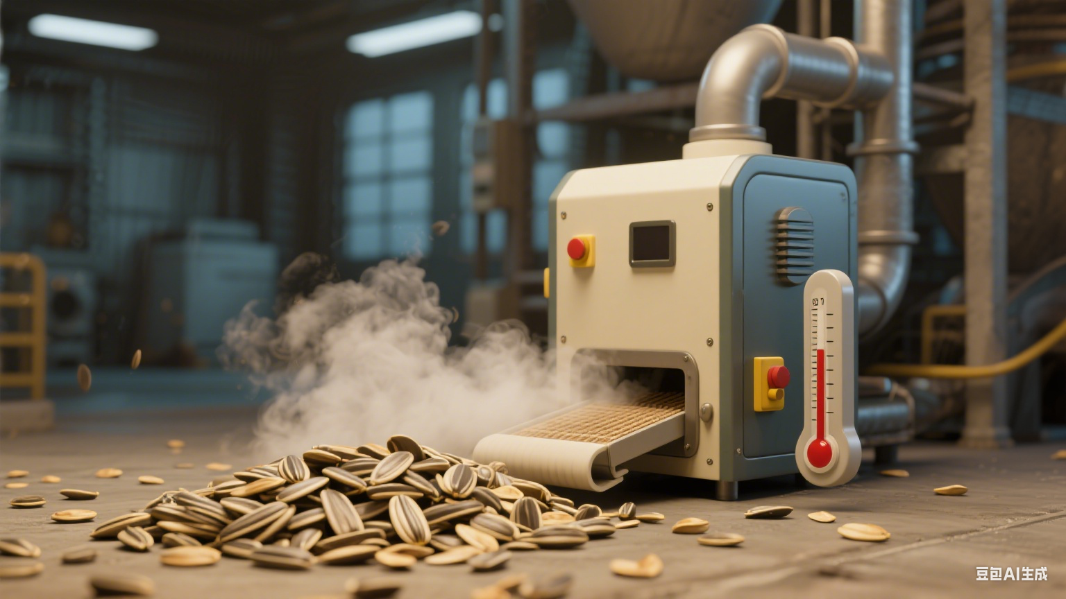 50 吨瓜子用小型烘干机：能烘干彻底吗？温度时间这样控！(5)