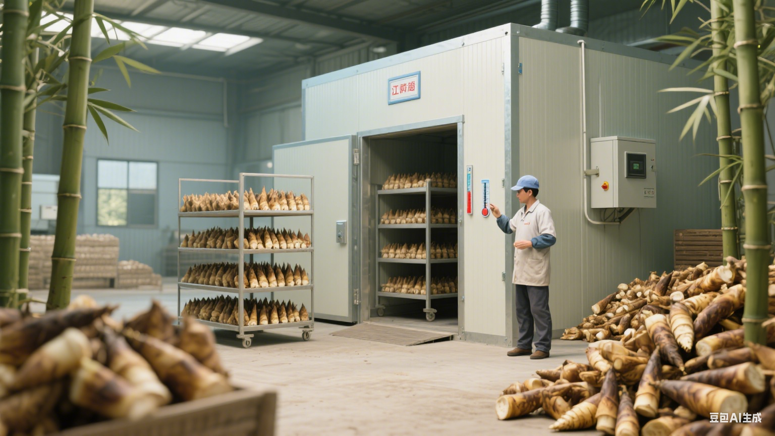 鲜笋锁味的空间艺术：大型竹笋烘干房的装载逻辑与品质守护(6)